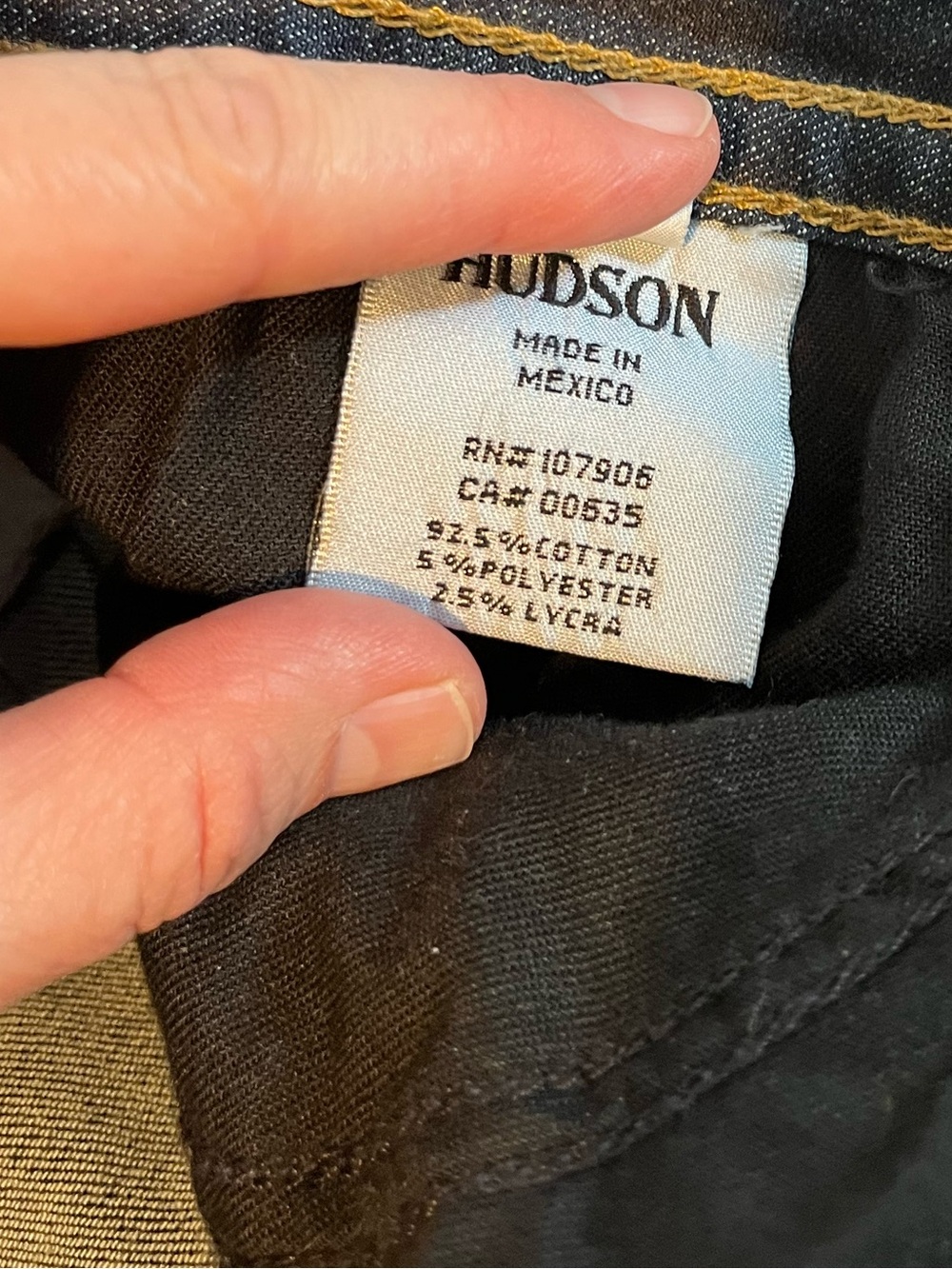 Vintage Hudson Blue Signature Bootcut Stretch Jeans 31 - Picture 7 of 8